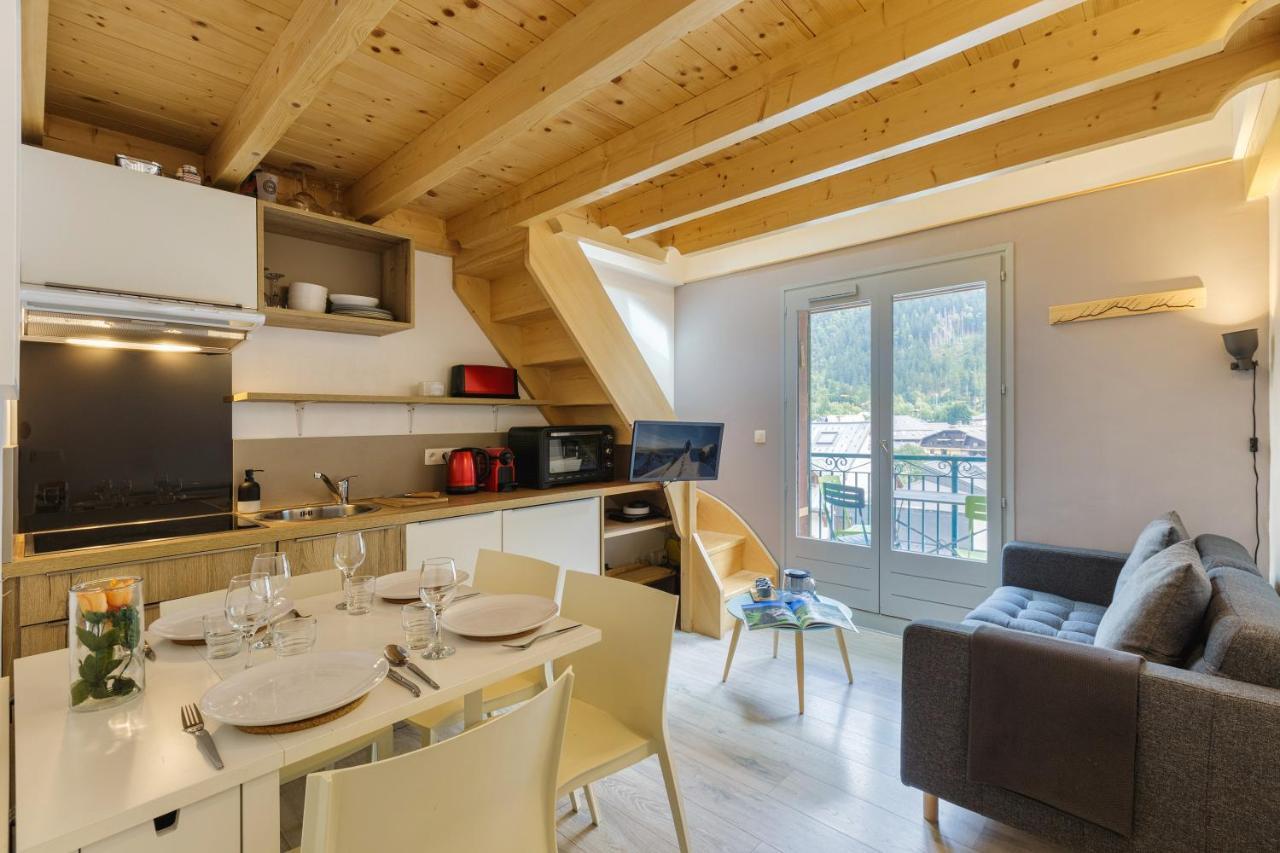 Central Duplex Apartment - Blanc Neige - Happy Rentals Chamonix Extérieur photo